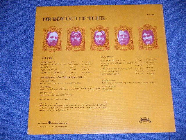 画像: LINDISFARNE -  NICELY OUT OF TUNE ( A-1U/B-1U ) ( Ex++/MINT-)    / 1970 UK ENGLAND ORIGINAL "PINK LABEL"  Used LP 