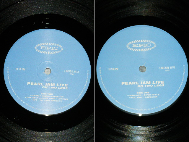 画像: PEARL JAM - LIVE ON TWO LEGS (Ex/MINT- Looks:Ex+++ )  / 1998 US AMERICA ORIGINAL  Used  2LP'S