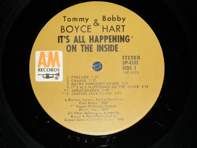 画像: TOMMY BOYCE (BOYCE & HART) - ITOMMY BOYCE  (Ex+Ex+++)  / 1968 US AMERICA ORIGINAL Used LP 