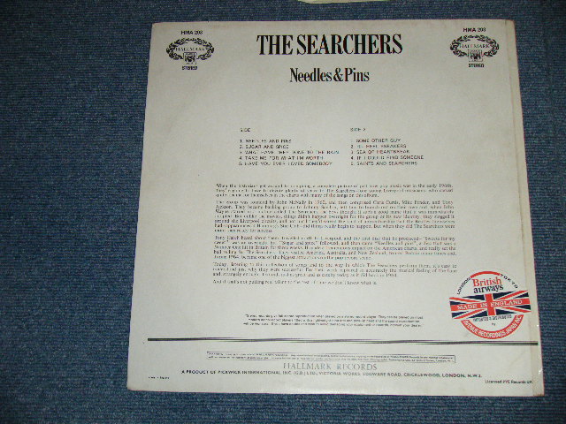 画像: THE SEARCHERS -  NEEDLES & PINS  ( MINT-/MINT)  / 1970'S  UK ENGLAND REISSUE Used LP 