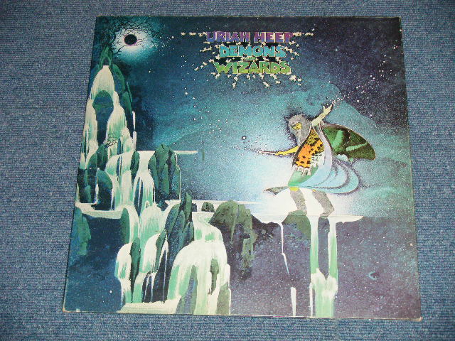 画像:  URIAH  HEEP -   DEMONS and WIZARDS ( Matrix # A-1U/B-1U ) (Ex+++/Ex+++) / 1972 UK ENGLAND  ORIGINAL Used  LP 