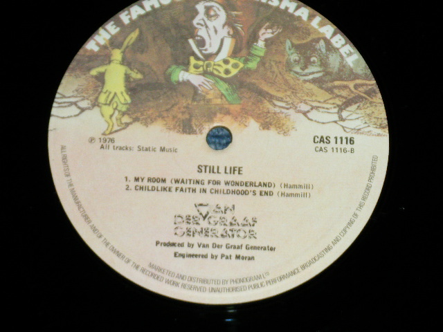 画像: VAN DER GRAAF GENERATOR - GODBLUFF (MINT-/MINT-)  /1975 UK ENGLAND ORIGINAL "1st Press Label" Used LP 