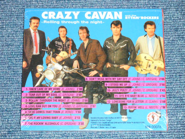 画像: CRAZY CAVAN and The RHYTHM ROCKERS -  ROLLIN' THROUGH THE NIGHT ( NEW ) / 1994 UK ENGLAND  "BRAND NEW SEALED"  CD   
