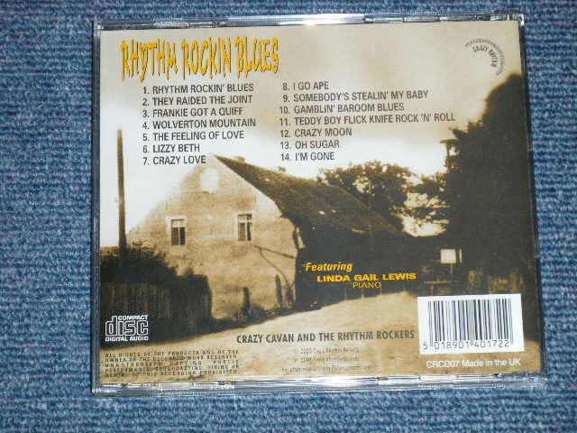 画像: CRAZY CAVAN and The RHYTHM ROCKERS -  RHYTHM ROCK IN BLUES  ( NEW ) / 2001   UK ENGLAND "BRAND NEW"  CD   