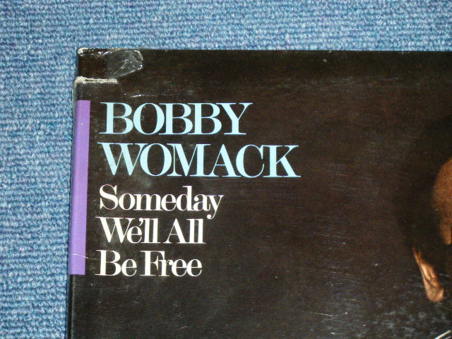 画像: BOBBY WOMACK - SOMEDAY WE'LL ALL BE FREE ( SEALED : CUTOUT)   / 1985 US AMERICA ORIGINAL "BRAND NEW SEALED" LP 