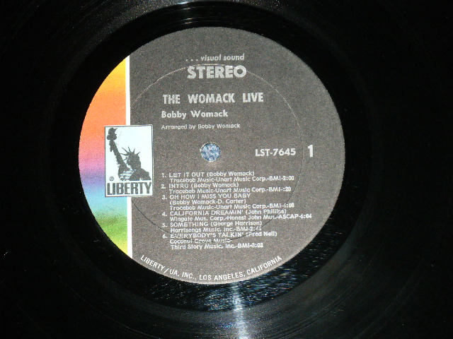 画像: BOBBY WOMACK - THE WOMACK LIVE ( Ex+/Ex+++)   / 1971 US AMERICA ORIGINAL Used LP 