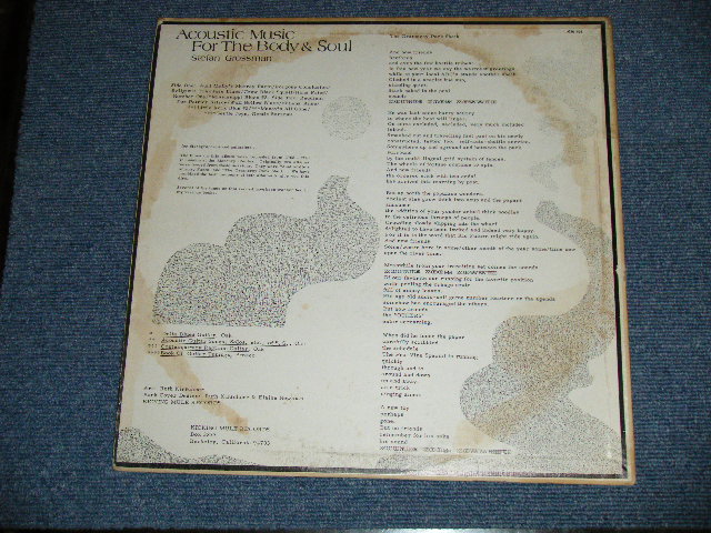 画像: STEFAN GROSSMAN - ACOUSTIC MUSIC FOR THE BODY and SOUL  (  Ex-/Ex+++ : WTRDMG ) / 1974 US AMERICA ORIGINAL  Used LP
