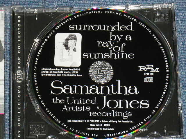 画像: SAMANTHA JONES - SURROUNDED BY A RAY OF SUNSHINE ( MINT-/MINT )   / 2000 UK ENGLAND ORIGINAL Used CD