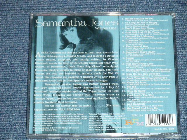 画像: SAMANTHA JONES - SURROUNDED BY A RAY OF SUNSHINE ( MINT-/MINT )   / 2000 UK ENGLAND ORIGINAL Used CD