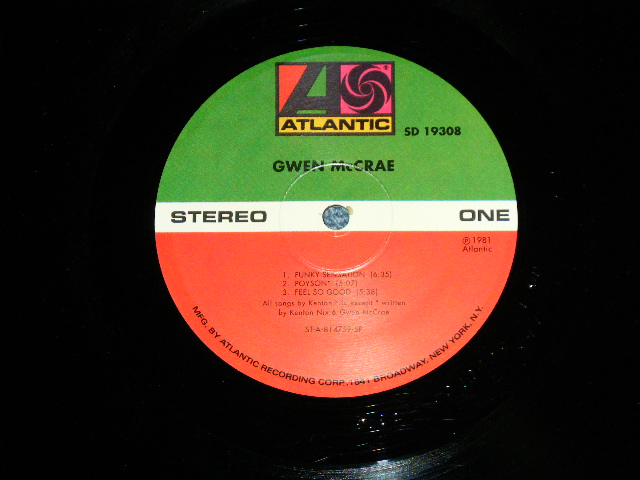 画像: GWEN McCRAE - GIVEN McCRAE ( MINT-/MINT-)  /  US AMERICA REISSUE  Used LP 