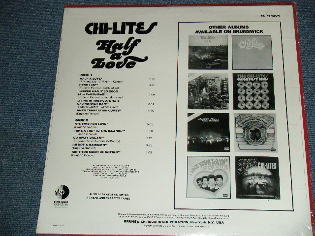 画像: THE CHI-LITES - HALF A LOVE (SEALED ) / 1975 US AMERICA ORIGINAL "Brand New Sealed"LP 