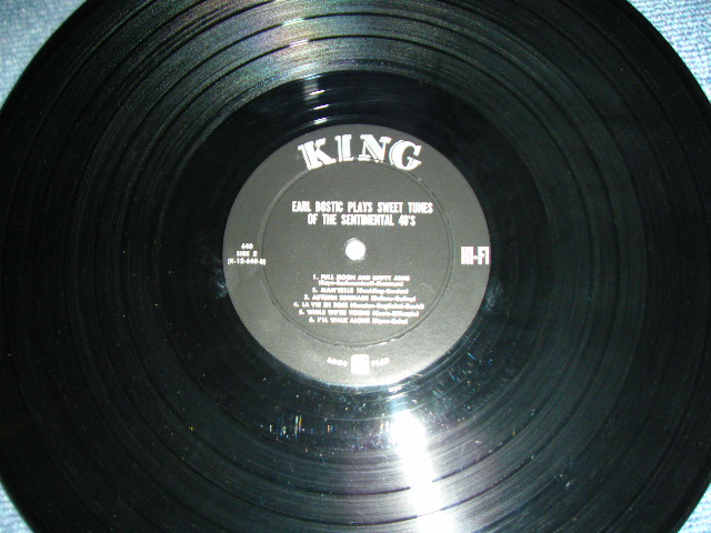画像: EARL BOSTIC - PLAYS SWEET TUNES OF THE SENTIMENTAL 40s / 1960 US ORIGINAL Mono Used LP 