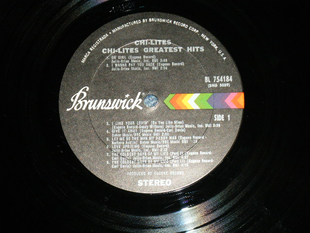 画像: THE CHI-LITES -  GREATEST HITS( Ex-/Ex++ ) / 1972 US AMERICA ORIGINAL  Used LP 