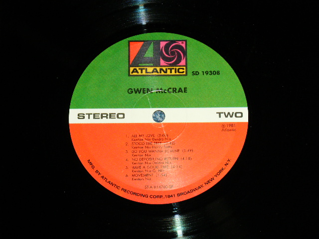 画像: GWEN McCRAE - GIVEN McCRAE ( MINT-/MINT-)  /  US AMERICA REISSUE  Used LP 