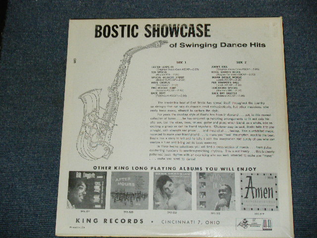 画像: EARL BOSTIC - BOSTIC SHOW CASE OF SWINGING DANCE HITS / 1958 US ORIGINAL STEREO Used LP 