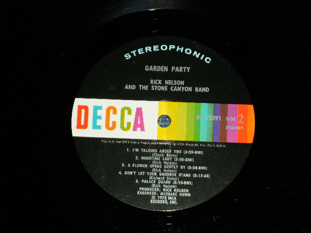 画像: RICK NELSON - BRIGHT LIGHTS & COUNTRY MUSIC (Ex++/Ex++ Looks:Ex+++)   / 1966 US AMERICA  ORIGINAL STEREO Used LP  