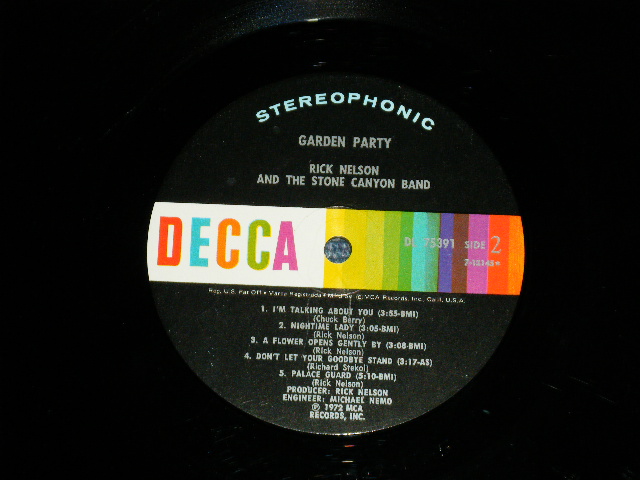 画像: RICK NELSON - BRIGHT LIGHTS & COUNTRY MUSIC (Ex++/Ex++ Looks:Ex+++)   / 1966 US AMERICA  ORIGINAL STEREO Used LP  