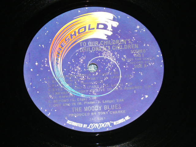 画像: The MOODY BLUES - TO OUR CHILDREN'S CHILDREN’S CHILDREN ( Ex++/Ex+++)  / 1971 Version?? US AMERICA "3rd Press DARK BLUE Label"  Used LP 