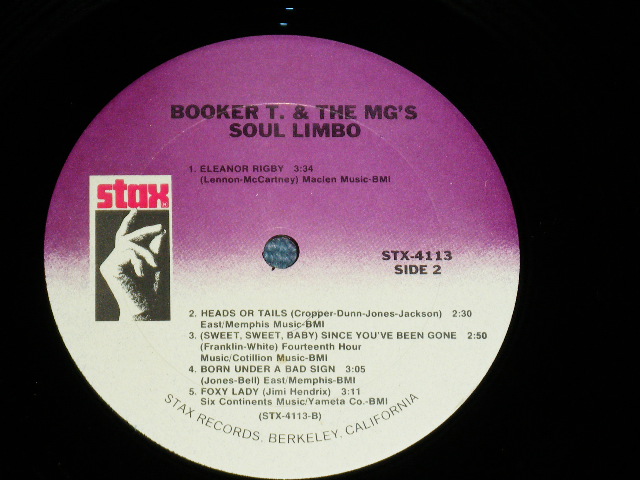 画像: BOOKER T.& THE MG'S - SOUL LIMBO ( MINT/MINT) / 1980's  US AMERICA  REISSUE Used  LP 