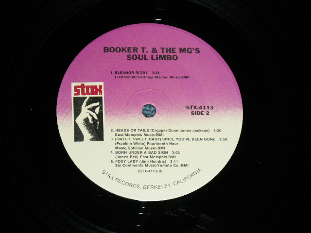 画像: BOOKER T.& THE MG'S - SOUL LIMBO ( Ex+++/MINT-) / 1980's  US AMERICA  REISSUE Used  LP 