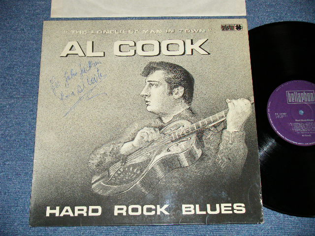 画像1: AL COOK - HARD ROCK BLUES ( With AUTOGRAPHED SIGNED 直筆サイン入り) ) ( Ex++/Ex+++)   / 1976 AUSTRALIA  ORIGINAL  Used LP 