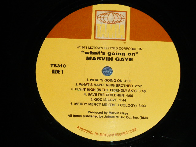 画像: MARVIN GAYE - WHAT'S GOING ON （Ex+++/Ex+++) / US AMERICA  REISSUE Used  LP 