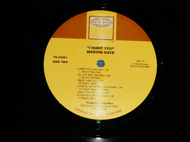画像: MARVIN GAYE - I WANT YOU（Ex+/Ex++) / 1976 US AMERICA ORIGINAL Used  LP 