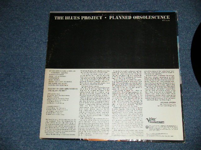画像: THE BLUES  PROJECT -  PLANNED OBSOLESCENCE  ( Ex++Ex+++ B-4::Ex) / 1968 US ORIGINAL STEREO  Used LP 
