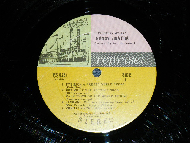 画像: NANCY SINATRA - COUNTRY MY WAY ( Ex+/Ex Looks:VG++ : WOBC,EDSP / 1967 US AMERICA ORIGINAL "MULTI COLOR Label" STEREO  Used LP 