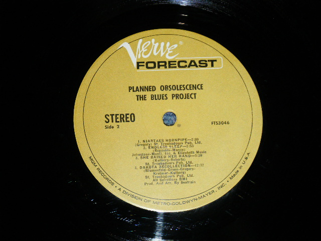画像: THE BLUES  PROJECT -  PLANNED OBSOLESCENCE  ( Ex++Ex++ A-1:Ex) / 1968 US ORIGINAL STEREO  Used LP 
