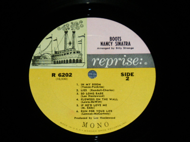 画像: NANCY SINATRA - BOOTS (Ex+, Ex++/Ex+++) / 1966 US AMERICA ORIGINAL "MULTI COLOR Label" MONO Used LP 