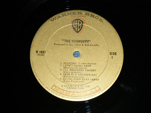 画像: The MUGWUMPS (MAMA CASS ELLIOT,DENNY DOHERTY,ZAL YANOVSKY,JIM HENDRICKS)  -  The MUGWUMPS ( Ex++/MINT )  / 1967 US AMERICA ORIGINAL MONO Used LP 