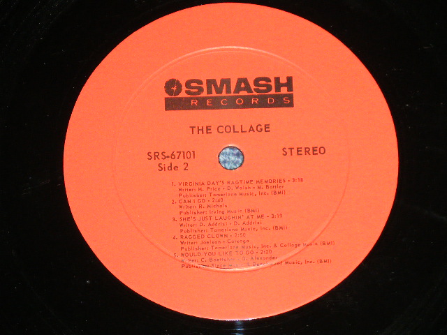画像: THE COLLAGE - THE COLLAGE( Ex++/Ex+++ : BB )  / 1968  US AMERICA ORIGINAL Used LP 
