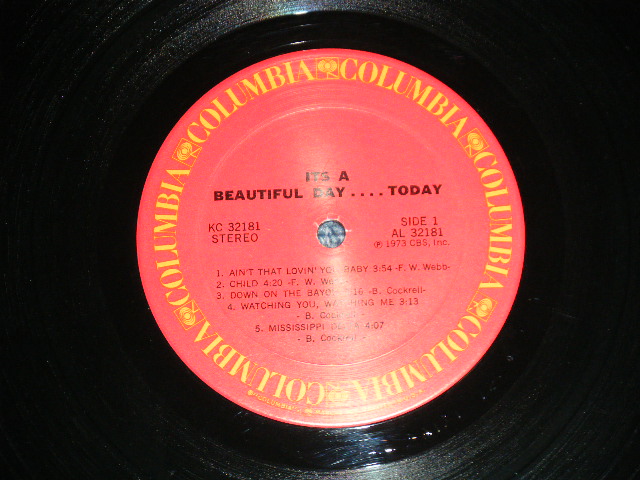 画像: IT'S A BEAUTIFUL DAY - IT'S A BEAUTIFUL DAY...TODAY (Matrix # A) PAL-32181-1B//B)PBL-32181-1B )  ( Ex+++/Ex+++ : EDSP ) / 1973 US AMERICA ORIGINAL Used LP 