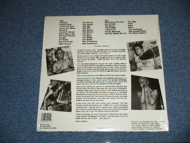 画像: v.a. OMNIBUS ( GERMS,DILS,EYES,SKULLS,CONTROLLERS,KAOS.PANDORAS,UNTPLD FABLES) - WHAT STUFF ( MINT-/MINT- )  /  1990 US AMERICA ORIGINAL Used LP 