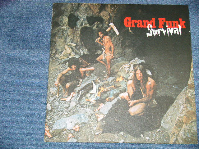 画像: GFR GRAND FUNK RAILROAD - SURVIVAL ( With 3 PIN-UPs )( Matrix # SW-1-764-F3#5/SW-2-764-F3#2) ( Ex+++/MINT-  ) / 1974 US AMERICA ORIGINAL 3rd Press "ORANGE Label"  Used LP 