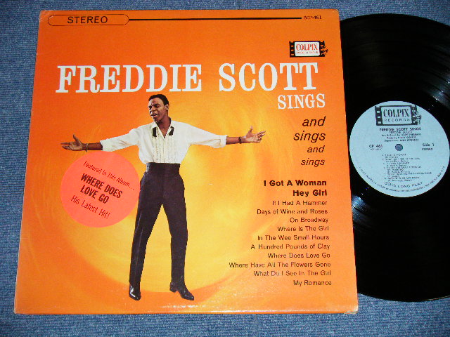 画像1: FREDDIE SCOTT - FREDDIE SCOTT SINGS : Produced by GERRY GOFFIN ( Ex+++/Ex+++ ) / 1964 US AMERICA  ORIGINAL 2nd Press "BLUE Label" STEREO  Used LP +