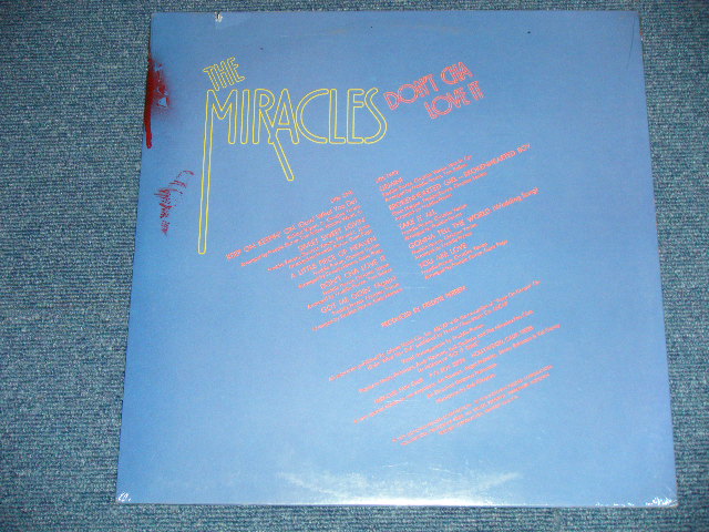 画像: The MIRACLES -  DON'T CHA LOVE IT   ( SEALED : Cutout ） / 1975 US AMERICA ORIGINAL "BRAND NEW SEALED" LP  