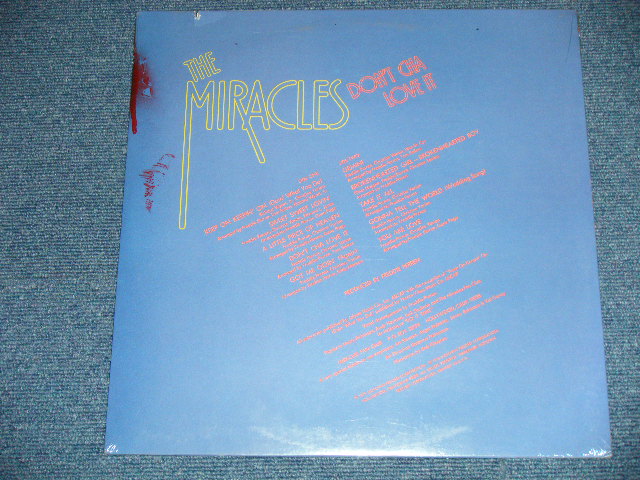 画像: The MIRACLES -  DON'T CHA LOVE IT   ( SEALED : Cutout ） / 1975 US AMERICA ORIGINAL "BRAND NEW SEALED" LP  