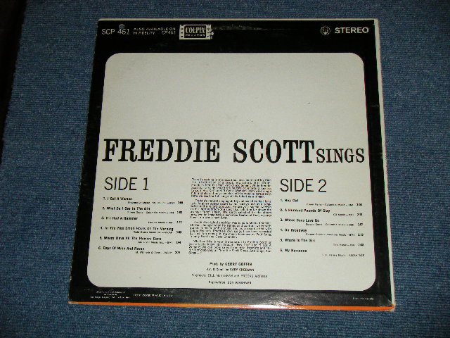 画像: FREDDIE SCOTT - FREDDIE SCOTT SINGS : Produced by GERRY GOFFIN ( Ex++/Ex+++ : EDSP,BB) / 1964 CANADA ORIGINAL 1st Press "MARLOON Label" STEREO  Used LP +