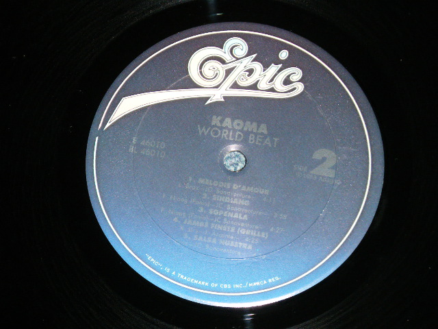 画像: KAOMA - WORLDBEAT  ( Ex++/MINT- ) / 1989 US AMERICA ORIGINAL Used  LP