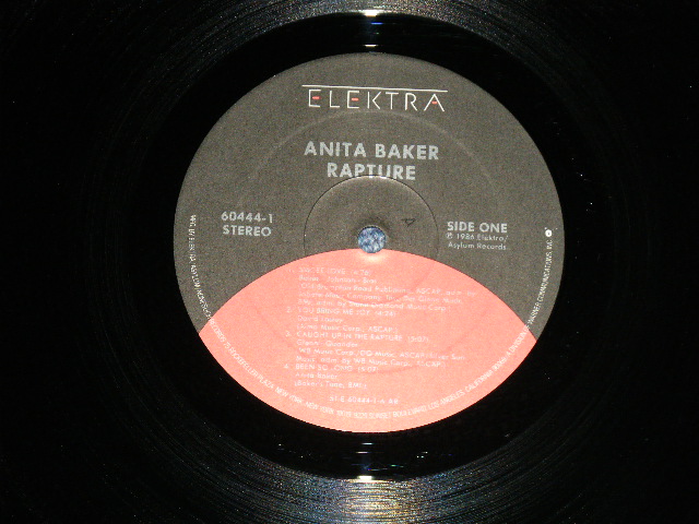 画像: ANITA BAKER - RAPTURE  (Ex++/MINT-) / 1987 US AMERICA ORIGINAL Used LP