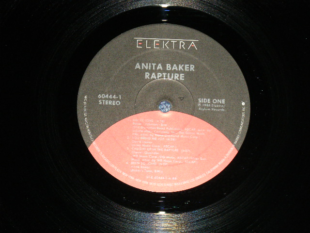 画像: ANITA BAKER - RAPTURE  Ex++/MINT-) / 1987 US AMERICA ORIGINAL Used LP