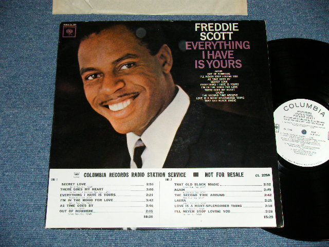 画像1: FREDDIE SCOTT - EVERYTHING I HAVE IS YOURS ( Ex++/MINT- B-2:Looks:Ex++ ) / 1964 US AMERICA ORIGINAL "WHITE LABEL PROMO" MONO  Used LP +