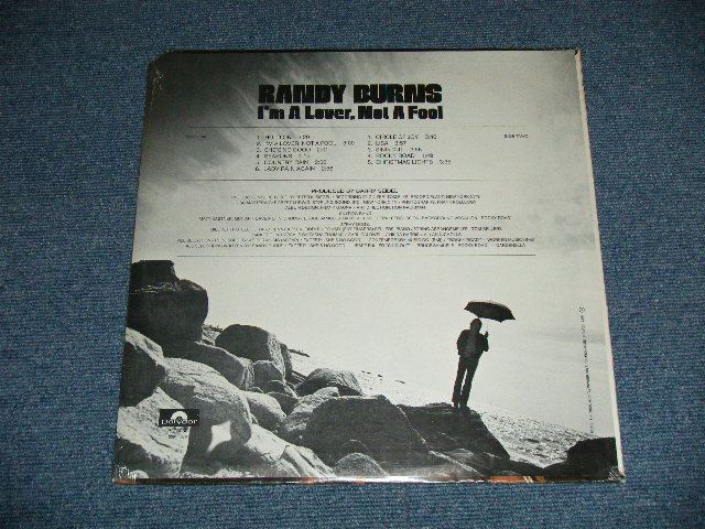 画像: RUANDY BURNS - I'M A LOVER,NOT A FOOL ( SEALED : Cutout ) / 1972  US AMERICA ORIGINAL "BRAND NEW SEALED"  LP