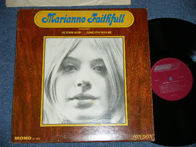 画像1: MARIANNE FAITHFULL - MARIANNE FAITHFULL  ( Ex++ /Ex+ Looks:Ex- )  / 1965 CANADA  ORIGINAL "MARRON Label Label with Un-Boxed LONDON with ffrr Label" MONO Used LP