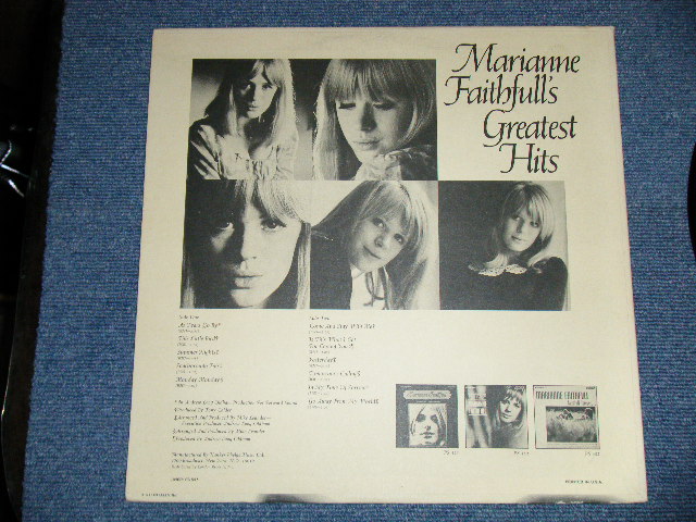 画像: MARIANNE FAITHFULL -  GREATEST HITS  ( Matrix # ZAL-8748-2  /  ZAL-8749-2 ) (Ex+/Ex+ )  / 1969 US AMERICA  ORIGINAL "BLUE Label with Boxed LONDON " STEREO Used LP 