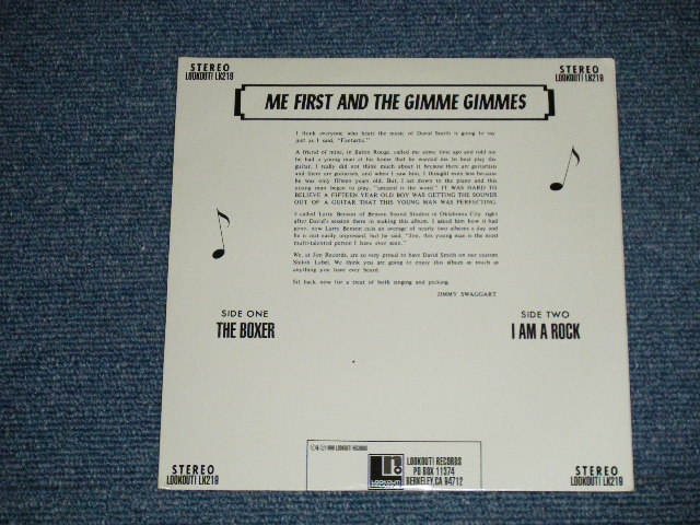 画像: ME FIRST AND GIMME GIMMES GIMMIE GIMMIES - THE BOXER : I AM A ROCK ( Ex+++/MINT-)  / 1999 US AMERICA ORIGINAL  Used 7" Single with PICTURE SLEEVE 