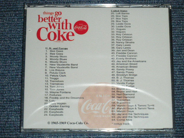 画像: v.a. 0mnibus ( BEE GEES,MOODY BLUES,TOM JONES,EASYBEATS,SUPREMES,+More) - SINGS GO BETTER WITH COKE (Coca-Cola CM SONGS )  (SEALED ) / US AMERICA "BRAND NEW SEALED" CD
