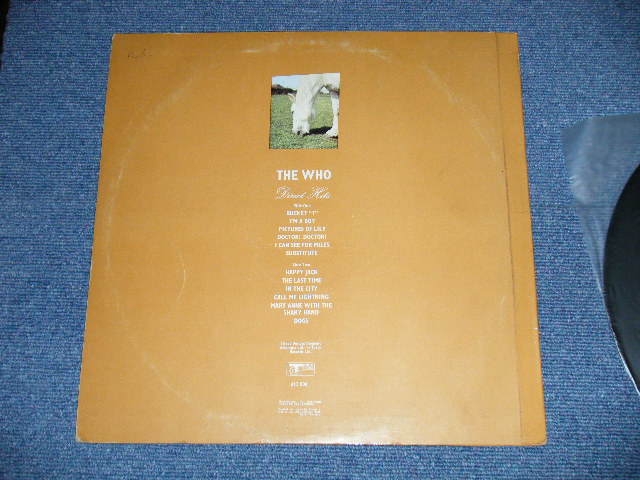 画像: THE WHO  -  DIRECT HITS  ( Matrix # A//1/B//1 ) (Ex++/Ex++ A-1,B-1:Ex) / 1968 UK ENGLAND ORIGINAL MONO Used  LP 